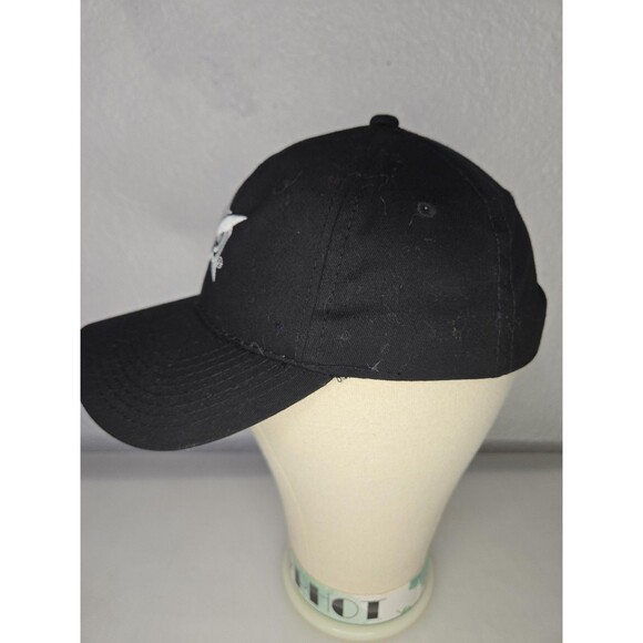 OC Sports Hat Cap Strap Back Black Baseball Solid Adjustable Boys Youth - Picture 2 of 7